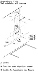 Bosch Wall-Mounted Hood 60cm DWK67FN60B