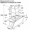 Bosch Wall-Mounted Hood 80cm DWK81AN60B