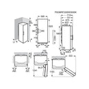 Grade A AEG 6000 Series Dynamic Air ORK6D391EW Freestanding 395 Litre Fridge White
