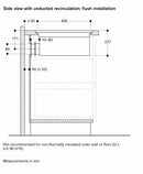 Gaggenau 400 series Flex induction cooktop with integrated ventilation system 80cm CV482105