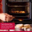 Grade B Neff N70 Slide & Hide B54CR71G0B 60cm Single Built In Electric Oven Graphite Grey