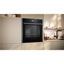 Grade B Neff N70 Slide & Hide B54CR71G0B 60cm Single Built In Electric Oven Graphite Grey