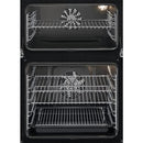 GRADE A1 - AEG 6000 Series DCE731110M Built-In Electric Double Oven - Stainless Steel