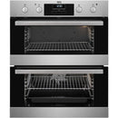 Grade A AEG DUB331110M 60cm Double Built Under Electric Oven Stainless Steel