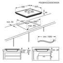Grade A AEG 7000 SenseBoil Series IAX64411CB 60cm 4 Zone Induction Hob