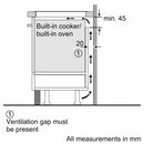 Bosch Series 6 Induction Hob 80cm PIV831HB1E