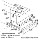Bosch Integrated Hood 60cm DFS067A51B