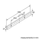 Bosch Integrated Hood 60cm DFS067A51B