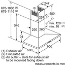 Bosch Wall-Mounted Hood 90cm DWQ96DM50B