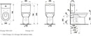 Laufen Pro Floor-Standing Close-Coupled Washdown Toilet