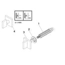 Dornbracht 36607782 Concealed Vent, Right-Closing