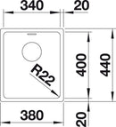 Blanco Andano 340-U Sink - Ideali