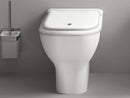 Agape Memory floor toilet with soft close seat ACER0898W