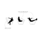 Giorgetti Arabella Swivel Armchair - Ideali