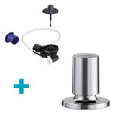 Blanco Infino® Retrofit Set For Infino® Waste System, With Comfort Remote Pull Knob Stainless Steel Silk Gloss - Ideali