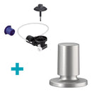 Blanco Infino® Retrofit Set For Infino® Waste System, With Comfort Remote Pull Knob Stainless Steel Silk Gloss - Ideali