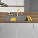Blanco Sity Xl 6 S Sink Metallic Aluminium, Lava Grey Accessory Set - Ideali