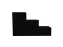 B&B Italia Gli Scacchi Modular Pouf - Cavallo Thick Leather Black 150 / Black Base