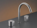 CEA Duet 3 holes sink tap with swiveling spout DET14