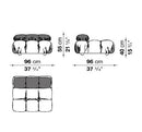 B&B Italia Camaleonda Modular Sofa Collection - Ideali
