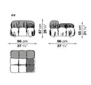B&B Italia Camaleonda Modular Sofa Collection - Ideali
