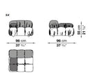 B&B Italia Camaleonda Modular Sofa Collection - Ideali