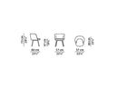 Baxter Colette Dining Armchair - One-Colour - Ideali