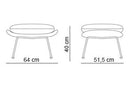 Womb Ottoman - Hallingdal Mustard
