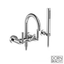 Dornbracht Tara. Wall-Mounted Bath Mixer with Shower Hose Set - Ideali