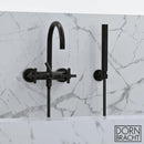 Dornbracht Tara. Wall-Mounted Bath Mixer with Shower Hose Set - Ideali