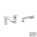 Dornbracht Lissé Deck/Tile-Mounted, Three-Hole, Single-Lever Bath Mixer - Ideali