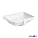Duravit Starck 3 undercounter washbasin white, with WonderGliss