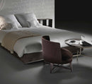 Flexform Feel Good Swivel Armchair - Hide Leather Base