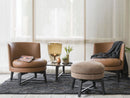 Flexform Feel Good Soft Armchair - Swivel Frame