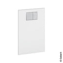 Geberit Aquaclean Design Plate To Attach On Concealed Cistern Alpine White - Ideali