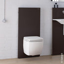 Geberit Monolith Sanitary Module For Wall-Mounted Toilet H: 101 Cm, Glass White - Ideali