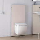 Geberit Monolith Sanitary Module For Wall-Mounted Toilet H: 101 Cm, Glass White - Ideali