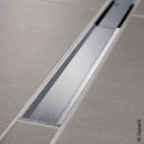 Geberit Cleanline 20 Shower Channel Polished Stainless Steel / Brushed Stainless Steel, For Shower Channel: 30 - 160 Cm - Ideali