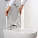 Geberit One Wall-Mounted Washdown Toilet With Toilet Seat - Ideali