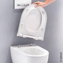 Geberit One Wall-Mounted Washdown Toilet With Toilet Seat - Ideali