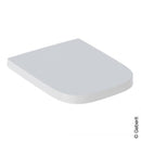 Geberit Renova Plan Toilet Seat, Square Design - Ideali