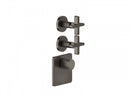 Gessi Inciso Wellness thermostatic 2-exit shower tap 58344