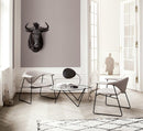 Gubi Masculo Dining Chair - Sledge Base - Ideali