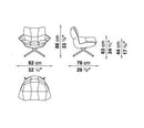 B&B Italia Husk Outdoor Armchair