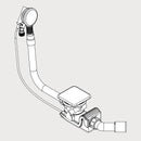 Kaldewei Special Waste and Overflow Set with Filling Function for Conoduo & Incava
