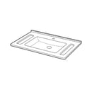Geberit Publica washbasin white, with 1 tap hole