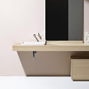 Laufen Val Wall-Mounted, Two Hole, Single Lever Basin Mixer - Ideali