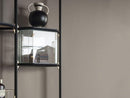 Baxter Libelle Glass Box - Left Version / Black Maple / River Congo Leather - Ideali