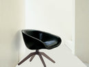 B&B Italia Mart Swivel Leather Armchair