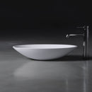 stylish floating oval: neoro n50 countertop washbasin